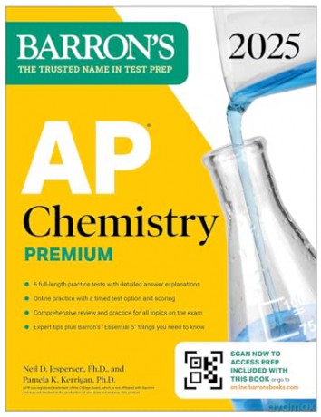 AP Chemistry Premium, 2025: Prep Book with 6 Practice Tests + Comprehensive Review + Online Practice (Barron's AP Prep) - Barron's Educational Series [KSIĄŻKA]