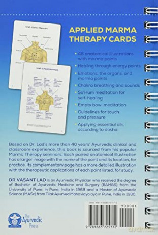 Applied Marma Therapy Cards - Vasant Lad [KSIĄŻKA]