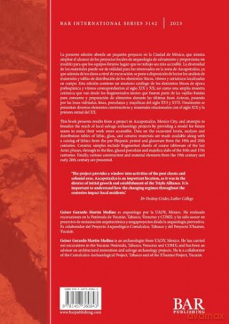 Arqueología Urbana en San Salvador Nextengo: Excavación y análisis de materiales de un predio en Azcapotzalco, México: 3142 (British Archaeological Reports International Series) - Geiser Gerardo Martín Medina [KSIĄŻKA]