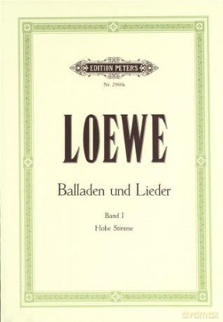 Balladen Und Lieder 1 Hoog Chant - Frederick Loewe [KSIĄŻKA]