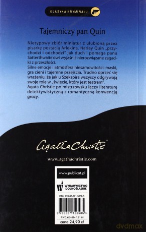 Tajemniczy pan Quin - Christie Agata [KSIĄŻKA]
