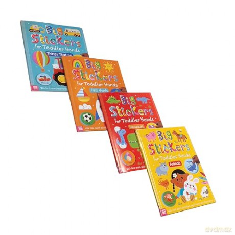 Big Stickers for Toddler Hands (Set of 4 Activity Books) - Sophie Collingwood [KSIĄŻKA]
