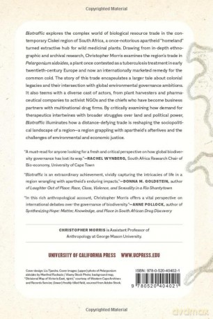 Biotraffic: Medicines and Environmental Governance in the Afterlives of Apartheid - Christopher Morris [KSIĄŻKA]