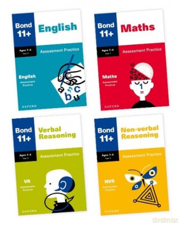 Bond 11+ Assessment Practice Age 7-8 Bundle (Bond: Assessment Papers) [KSIĄŻKA]