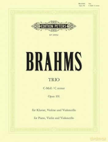 Brahms: Trio No. 4 in C minor Op.101 (piano, violin and cello parts) (EP3899D) - Johannes Brahms [KSIĄŻKA]