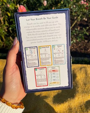 Breath Cards: Daily Breathwork Practices for Calm, Clarity, and Renewal - Isabel Tew [KSIĄŻKA]