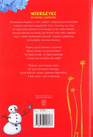 Wierszyki na pogodę i niepogodę - Edyk-Psut Anna [KSIĄŻKA]