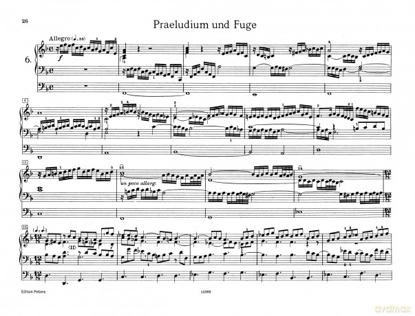 Buxtehude: Organ Works Vol.1 (EP4449): Preludes and Fugues, Toccata, Passacaglia, Ciaccona, Canzonetta (Edition Peters) - Hermann Keller [KSIĄŻKA]