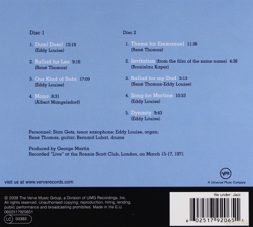 Stan Getz: Dynasty [2CD]