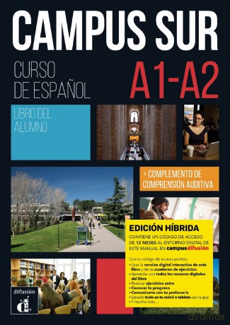 Campus Sur A1-A2 - Edición híbrida - Libro del alumno - Pilar Salamanca [KSIĄŻKA]