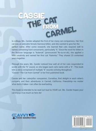 Cassie--The Cat from Carmel - Ronda Zander [KSIĄŻKA]