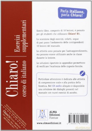 Chiaro!: Esercizi supplementari + CD audio B1 - Cinzia Cordera Alberti [KSIĄŻKA]