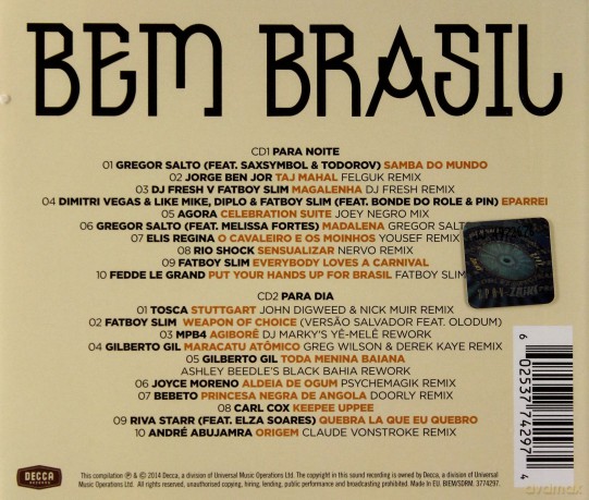 Fatboy Slim: Fatboy Slim Presents Bem Brasil [2CD]