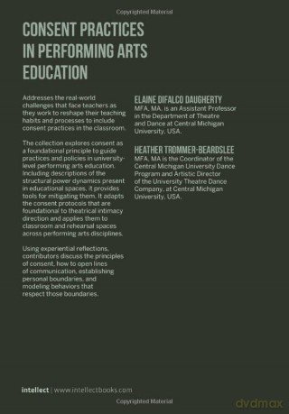 Consent Practices in Performing Arts Education - Elaine DiFalco Daugherty [KSIĄŻKA]