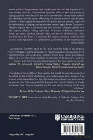 Constitutional Symmetry: Judging in a Divided Republic - Zachary S. Price [KSIĄŻKA]
