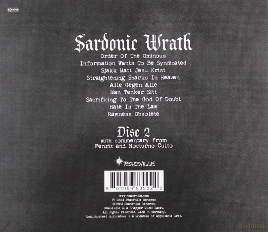 Darkthrone: Sardonic Wrath Special Edition [2CD]