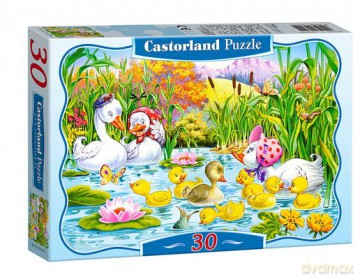 30x Puzzle Kartonowe Brzydkie Kaczątko Wiek 4+ [PUZZLE]