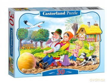 30x Puzzle Kartonowe Rzepka Wiek 4+ [PUZZLE]