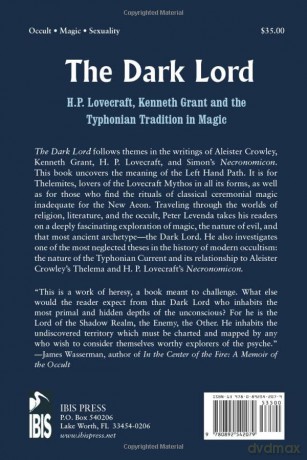 Dark Lord: H.P. Lovecraft, Kenneth Grant and the Typhonian Tradition in Magic (Monografas a) - Peter Levenda [KSIĄŻKA]
