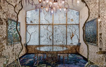 David Wiseman: The Four Seasons of Flower Fruit Mountain: An Immersive Exploration in Bronze, Porcelain, Plaster, and Glass - David Wiseman [KSIĄŻKA]