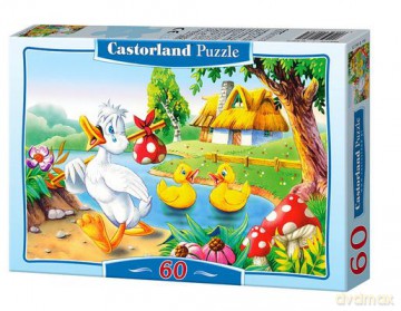 60x Puzzle Kartonowe Brzydkie Kaczątko Wiek 4+ [PUZZLE]