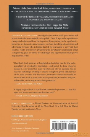 Democracys Detectives: The Economics of Investigative Journalism - James T. Hamilton [KSIĄŻKA]