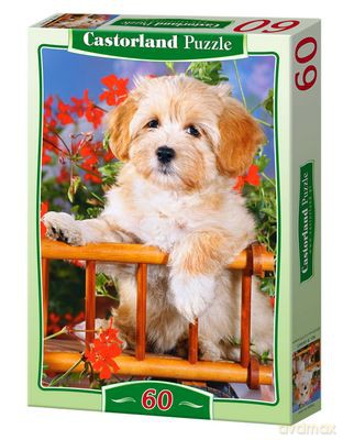 60x Puzzle Kartonowe Piesek Wiek 4+ [PUZZLE]