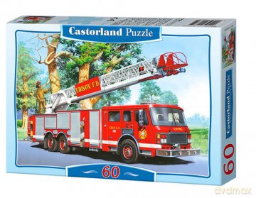 60x Puzzle Kartonowe Straż Pożarna Wiek 4+ [PUZZLE]