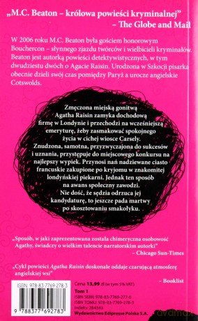 Agatha Raisin I Ciasto Śmierci - M. C. Beaton [KSIĄŻKA]