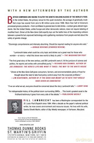 Dinner at the New Gene Café: How Genetic Engineering Is Changing What We Eat, How We Live, and the Global Politics of Food - Bill Lambrecht [KSIĄŻKA]