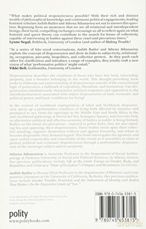 Dispossession: The Performative in the Political: 18 (Conversations) - Judith Butler [KSIĄŻKA]