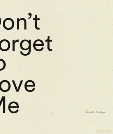 Don't Forget to Love Me - Anselm Berrigan [KSIĄŻKA]
