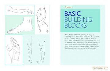 Drawing People: The Quick and Easy Way to Draw Faces, Figures, and More (The 15 Minute Artist) - Catherine V. Holmes [KSIĄŻKA]
