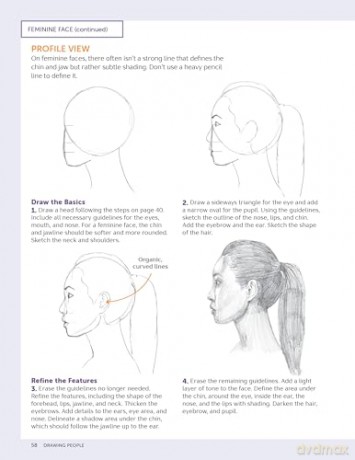 Drawing People: The Quick and Easy Way to Draw Faces, Figures, and More (The 15 Minute Artist) - Catherine V. Holmes [KSIĄŻKA]