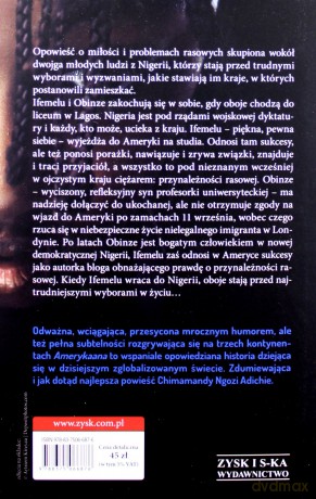 Amerykaana Tw - Chimamanda Ngozi Adichie [KSIĄŻKA]
