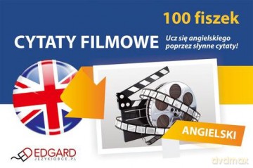 Angielski 100 Fiszek Cytaty Filmowe - Marta Wróblewska [KSIĄŻKA]