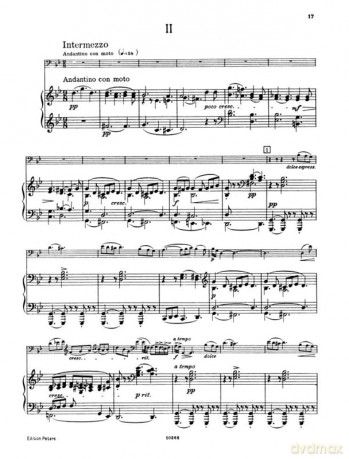 Edouard Lalo: Concerto in D Minor (Cello and Piano), Edition Peters EP3799 - Édouard Lalo [KSIĄŻKA]