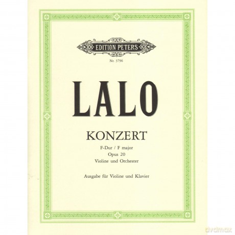 Edouard Lalo-Concerto No.1 Op.20 - Édouard Lalo [KSIĄŻKA]