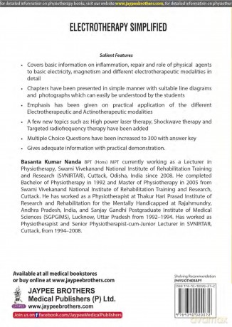 Electrotherapy Simplified - Basanta Kumar Nanda [KSIĄŻKA]