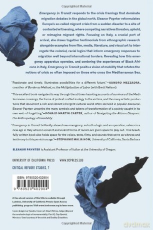 Emergency in Transit: Witnessing Migration in the Colonial Present: 7 (Critical Refugee Studies) - Eleanor Paynter [KSIĄŻKA]