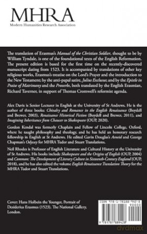 Erasmus in English, 1523-1584: Volume 1, The Manual of the Christian Soldier and Other Writings: 26 (Mhra Tudor and Stuart Translations) - Alex Davis [KSIĄŻKA]