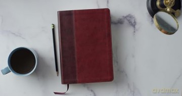 ESV Single Column Journaling Bible, Large Print (TruTone, Burgundy/Red, Timeless Design): Esv Single Column Journaling Bible, Trutone, Burgundy/red, Timeless Design [KSIĄŻKA]
