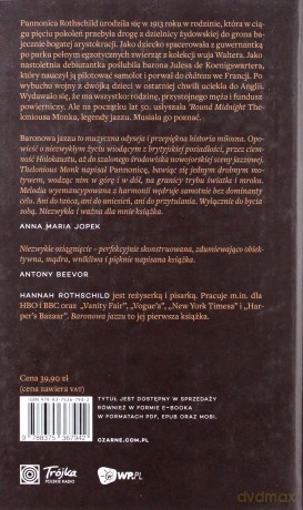 Baronowa Jazzu Tw - Hannah Rothschild [KSIĄŻKA]