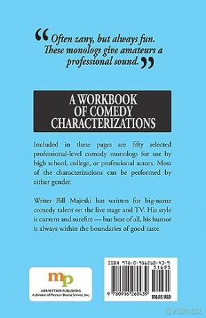 Fifty Great Monologues for Student Actors: A Workbook of Comedy Characterizations for Students - Majeski [KSIĄŻKA]