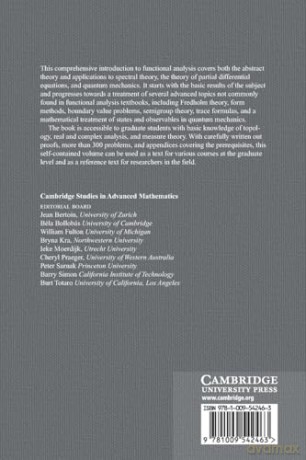 Functional Analysis (Cambridge Studies in Advanced Mathematics) - Jan van Neerven [KSIĄŻKA]