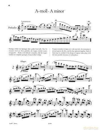 Furstenau: 26 Advanced Exercises Op.107 Vol.1 (Flute) (EP5950A): Nos. 1-14 (Sharp Keys) (Edition Peters) - Werner Richter [KSIĄŻKA]