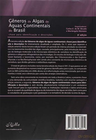 Generos de Algas de Águas Continentais no Brasil: Chave para identificaçao e descriçao - Carlos Eduardo de Mattos Bicudo [KSIĄŻKA]