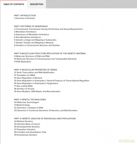 Genetics: Analysis and Principles ISE - Robert Brooker DO NOT USE [KSIĄŻKA]