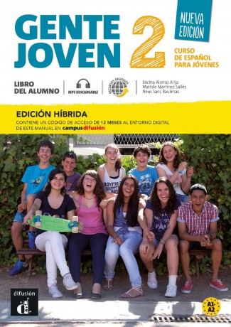 Gente joven Nueva edición 2 Ed. híbrida Libro del alumno + audio MP3. A1-A2: curso de espanol (Gente joven, 2) - Encina Alonso Arija [KSIĄŻKA]