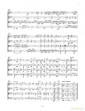 Grieg: Fugue in F Minor (Full Score and Parts) (EP10901) - Edvard Grieg [KSIĄŻKA]